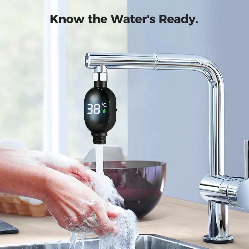 🌡️ Shower Thermometer - Instant Digital Display, Waterproof & Easy Install for Safe Bathing 👶📦