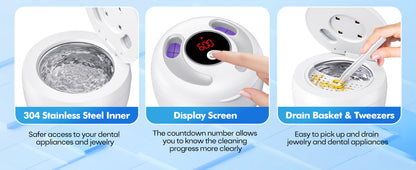 🔥 Upgraded Ultrasonic Retainer Cleaner Machine