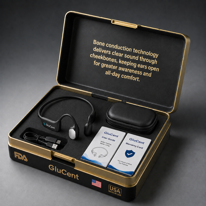 🌎Ends Today: 83% OFF!⏰🏆GluCent®  Bone Conduction Smart Hearing Headphones （Mayo Clinic Recommended）