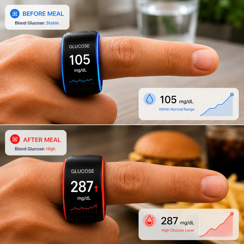 🎉 75% OFF Launch Offer🏆Pryxo™ G1 Non-Invasive Smart Ring