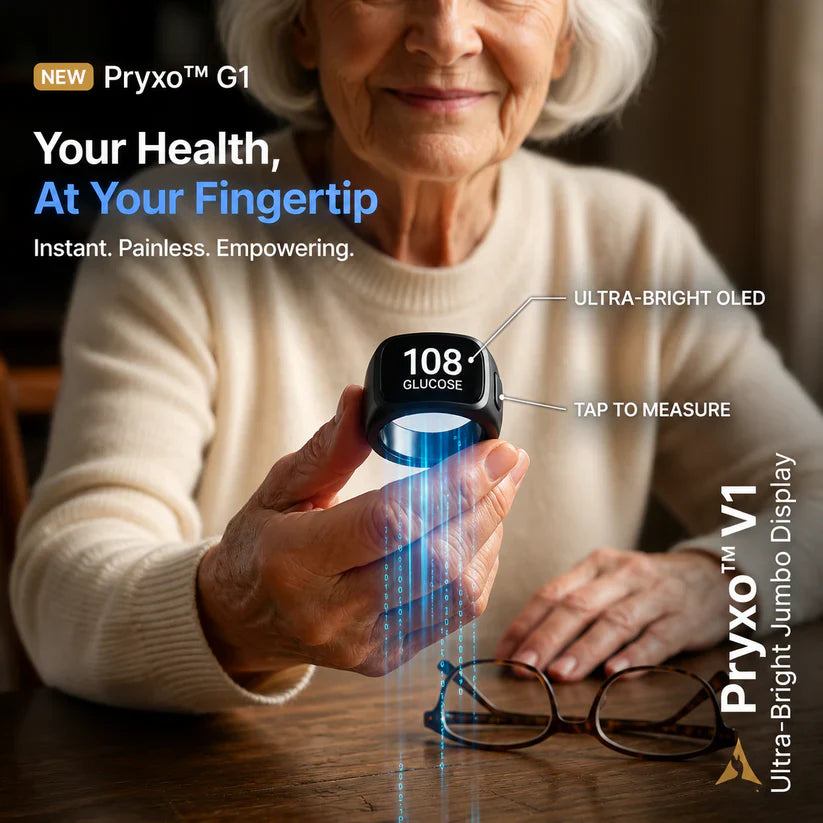 🎉 75% OFF Launch Offer🏆Pryxo™ G1 Non-Invasive Smart Ring