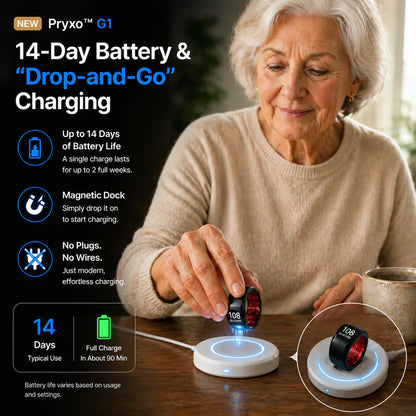 🎉 75% OFF Launch Offer🏆Pryxo™ G1 Non-Invasive Smart Ring