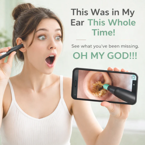 Inkmoths 1080P Wireless Otoscope Ear Wax Removal Camera