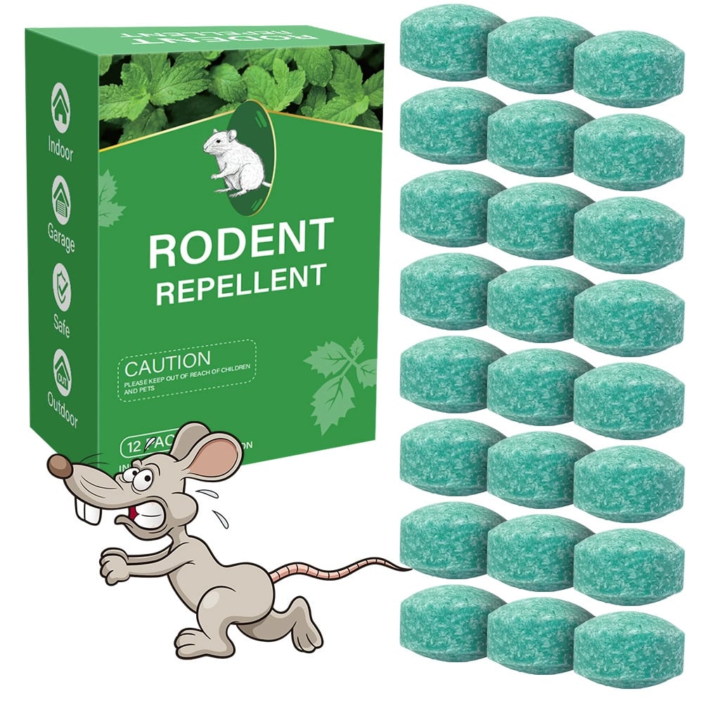 🔥Peppermint Cinnamon Oil Mice Repellent for Squirrel Rats Spider Pests, Mice Repellent for Indoor/Outdoor Use