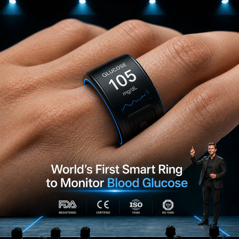 🎉 75% OFF Launch Offer🏆Pryxo™ G1 Non-Invasive Smart Ring